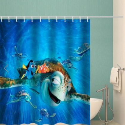 Shower Curtain Finding Nemo 59 X 71 Inches