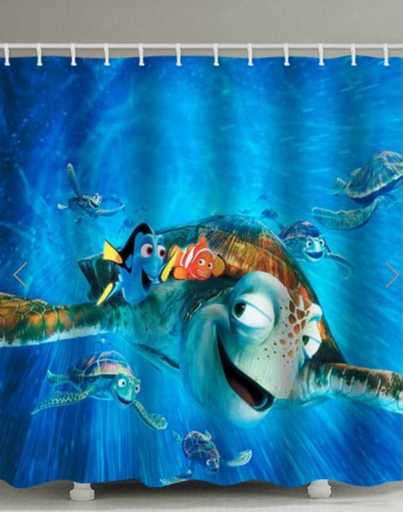 Shower Curtain Finding Nemo 59 X 71 Inches