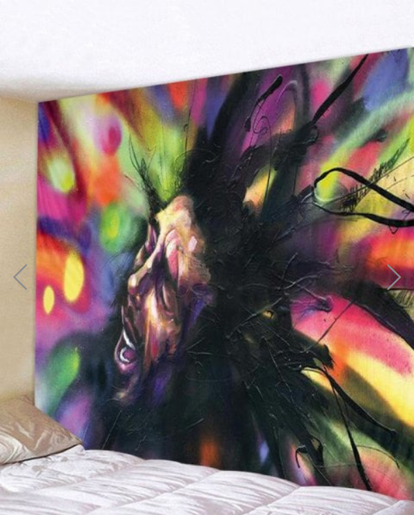 Fabric Wall Tapestry/throw Bob Marley 71 X 79 Inches